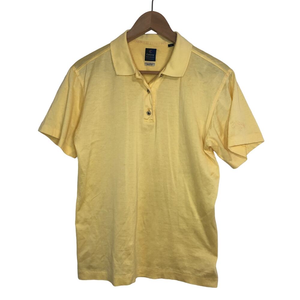 Callaway Mens Vintage Golf Polo Shirt Cotton Yellow Gold Pique S Nordstrom